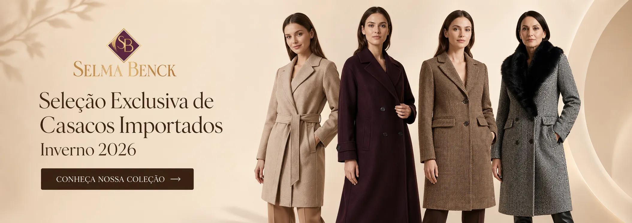 Inverno 2026 - Casacos Importados de Grife